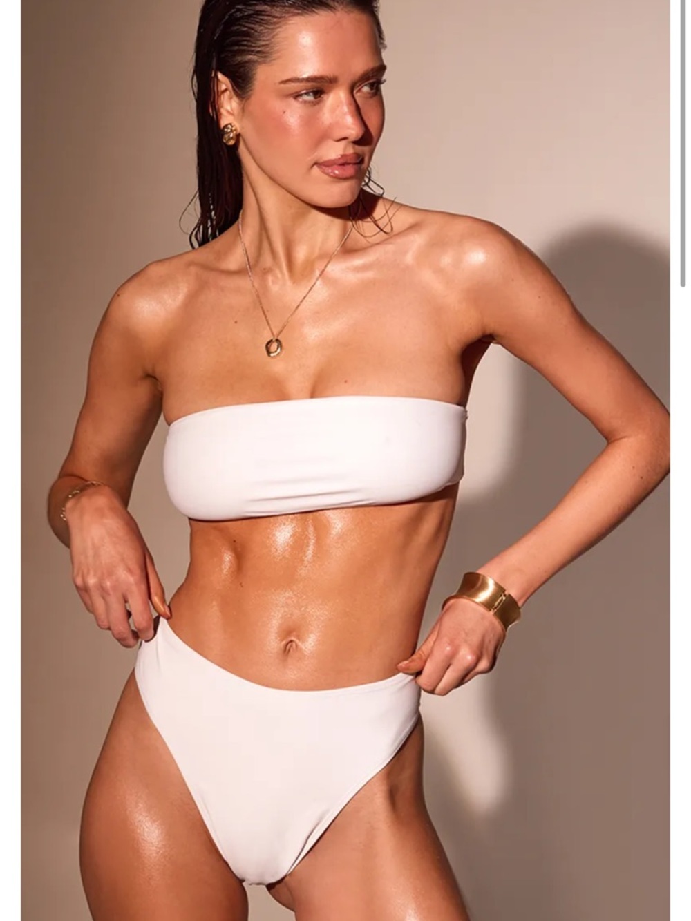 NWT High waist bikini bottom